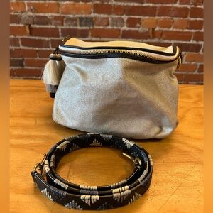 Kempton & Co -  Metallic Canvas Mini Windbourne W Tassell